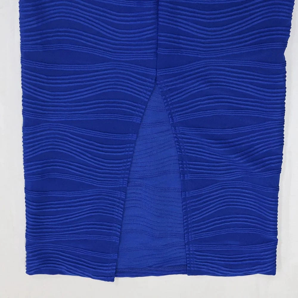 CM.YAYA Women Ruffles Short Sleeve O-neck Striped Knee Length Dress Street Vestidos Sexy Night Club Party Evening Chic Dresses