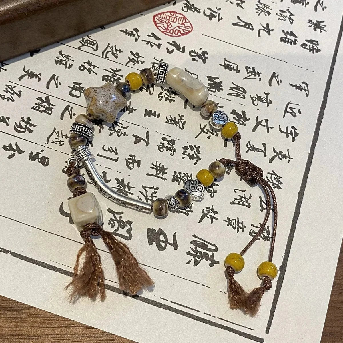 Cold And High-End Style Ghost Bead Bracelet Cat Bracelet Sweet And Cool Spicy Girl Beaded Handmade Adjustable Bracelets Jewelry