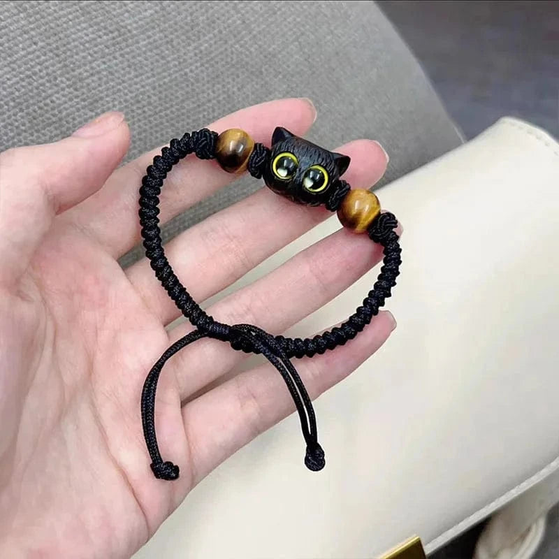 Cold And High-End Style Ghost Bead Bracelet Cat Bracelet Sweet And Cool Spicy Girl Beaded Handmade Adjustable Bracelets Jewelry