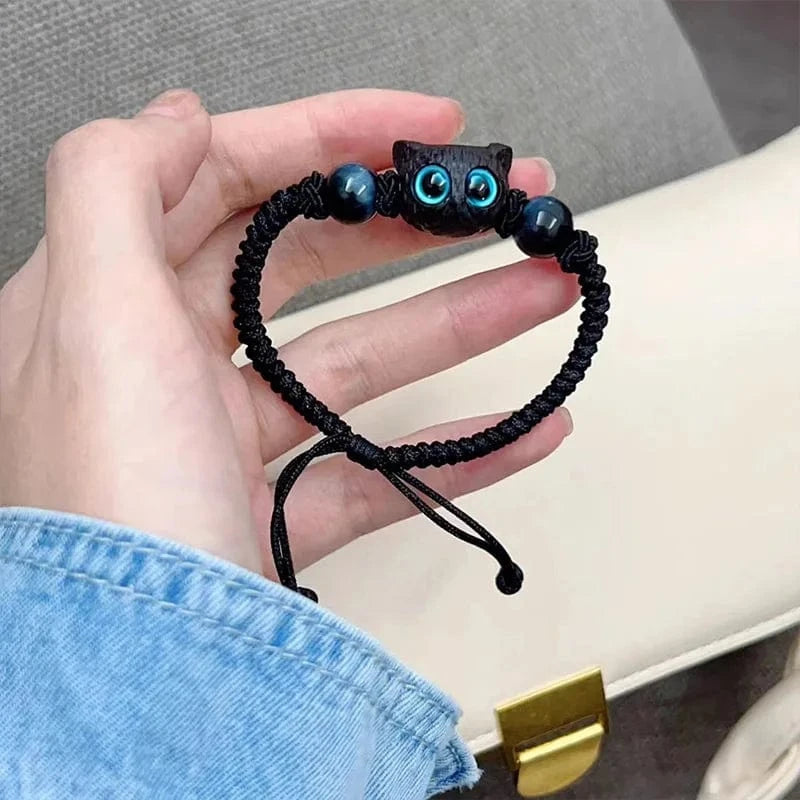 Cold And High-End Style Ghost Bead Bracelet Cat Bracelet Sweet And Cool Spicy Girl Beaded Handmade Adjustable Bracelets Jewelry