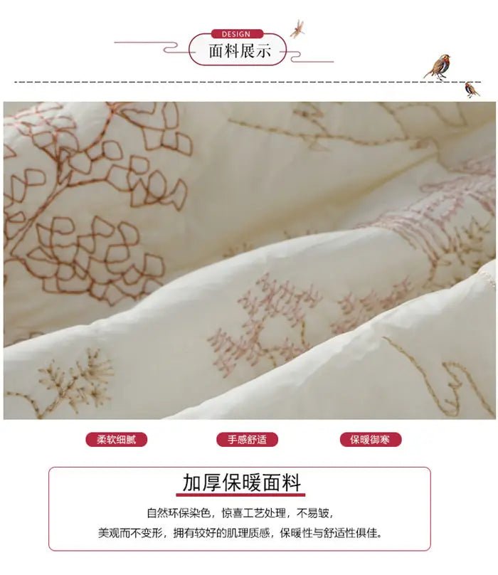 Cotton Coat + Lightweight Soft Embroidered Details + Retro Autumn Winter Collection - SN Wigs & More