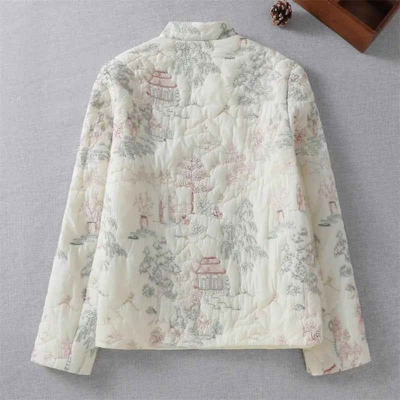 Cotton Coat + Lightweight Soft Embroidered Details + Retro Autumn Winter Collection - SN Wigs & More