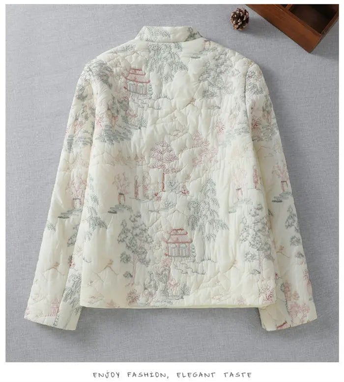 Cotton Coat + Lightweight Soft Embroidered Details + Retro Autumn Winter Collection - SN Wigs & More