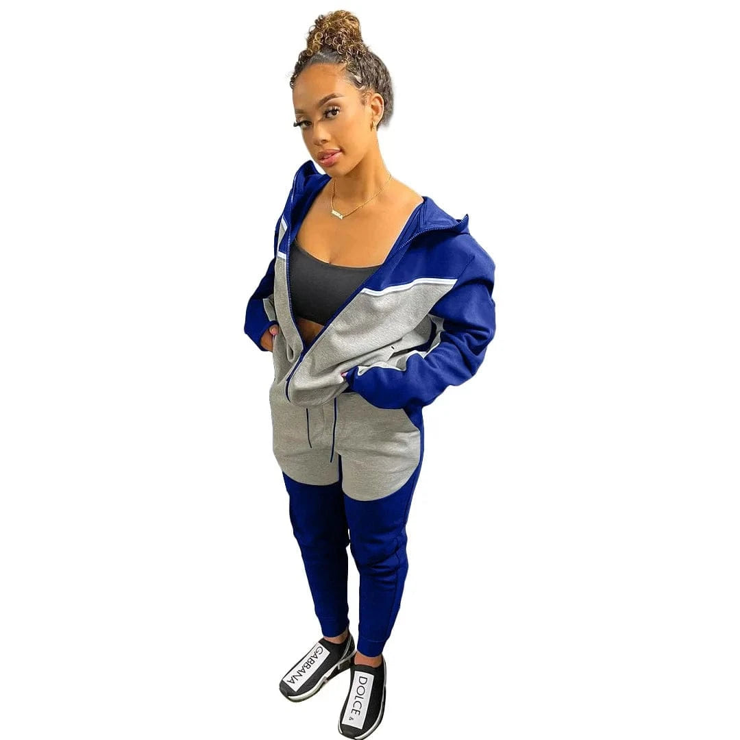 Cotton Jogger Sets Women Thick Woman Jog Suit Track Suit Sports Thick Material 2pc Winter Sets Sweaters Hoodies Sweatshirts