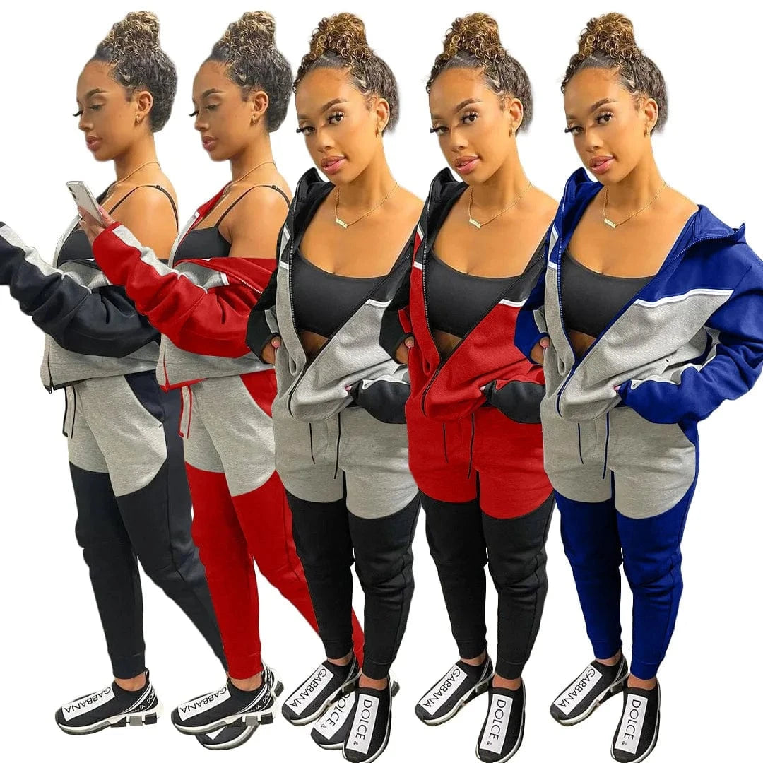 Cotton Jogger Sets Women Thick Woman Jog Suit Track Suit Sports Thick Material 2pc Winter Sets Sweaters Hoodies Sweatshirts