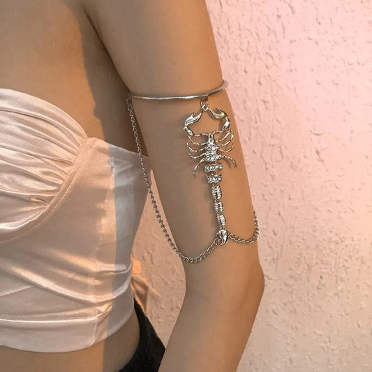 Creative Retro Diamond Bracelet Women New Styles For 2024 Upper Arm Cuff Bracelet Armband Individual Alloy Bracelet