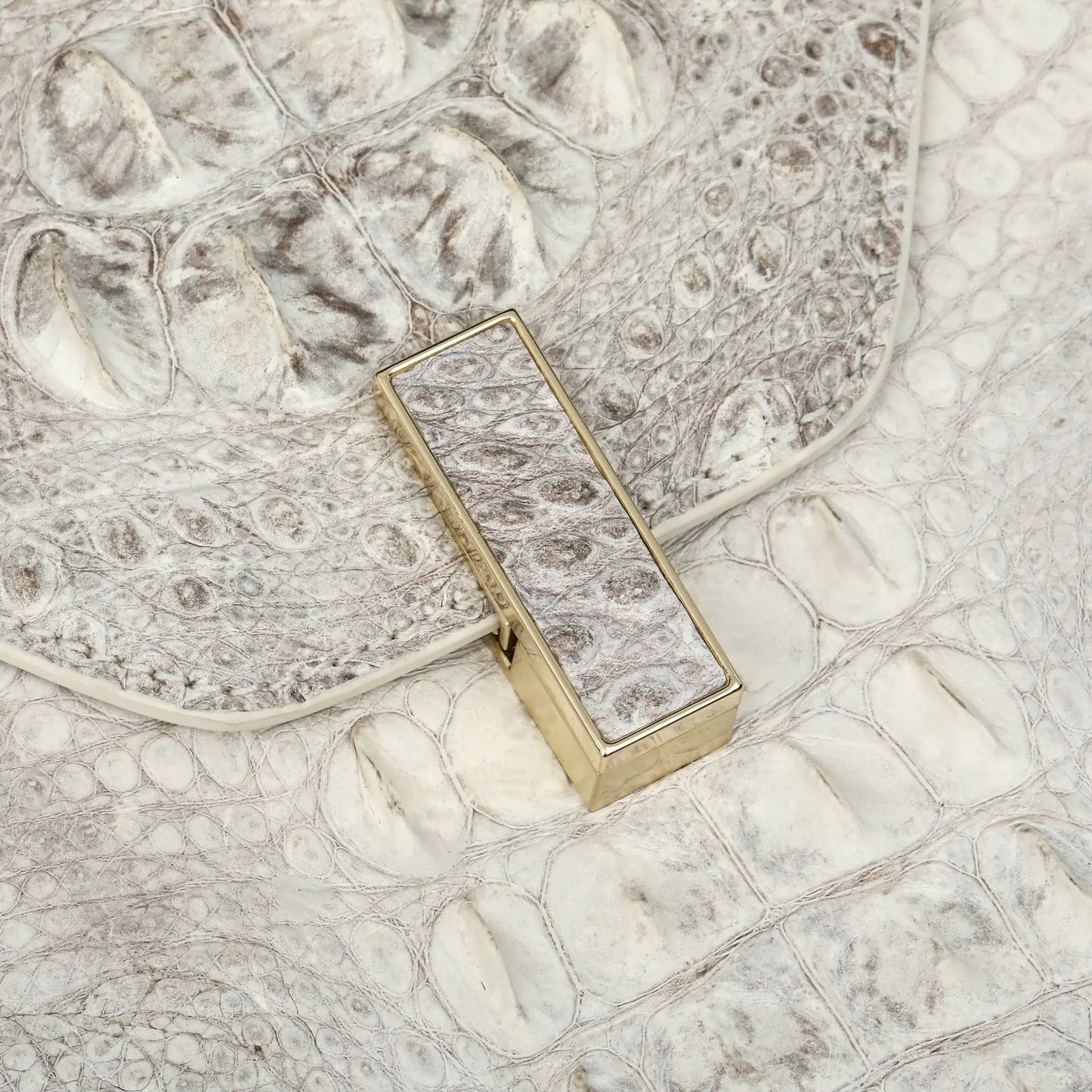 Crossbody Bag Genuine Crocodile Leather Texture Elegant Everyday Timeless Classic Style - SN Wigs & More