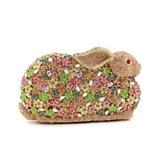 Crystal Rabbit Evening Clutch