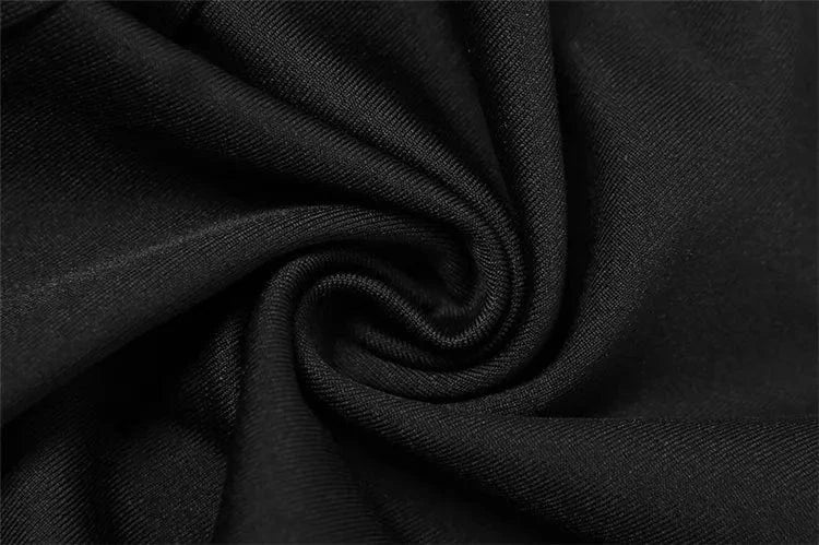 Crystal Women 2024 Spring Autumn Sexy Long Sleeve Party Club Mesh See Through Bodycon Black Jumpsuit