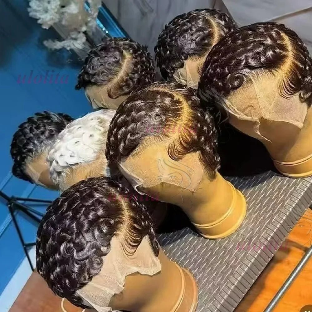 Curly Pixie Bob Wig - SN Wigs & More