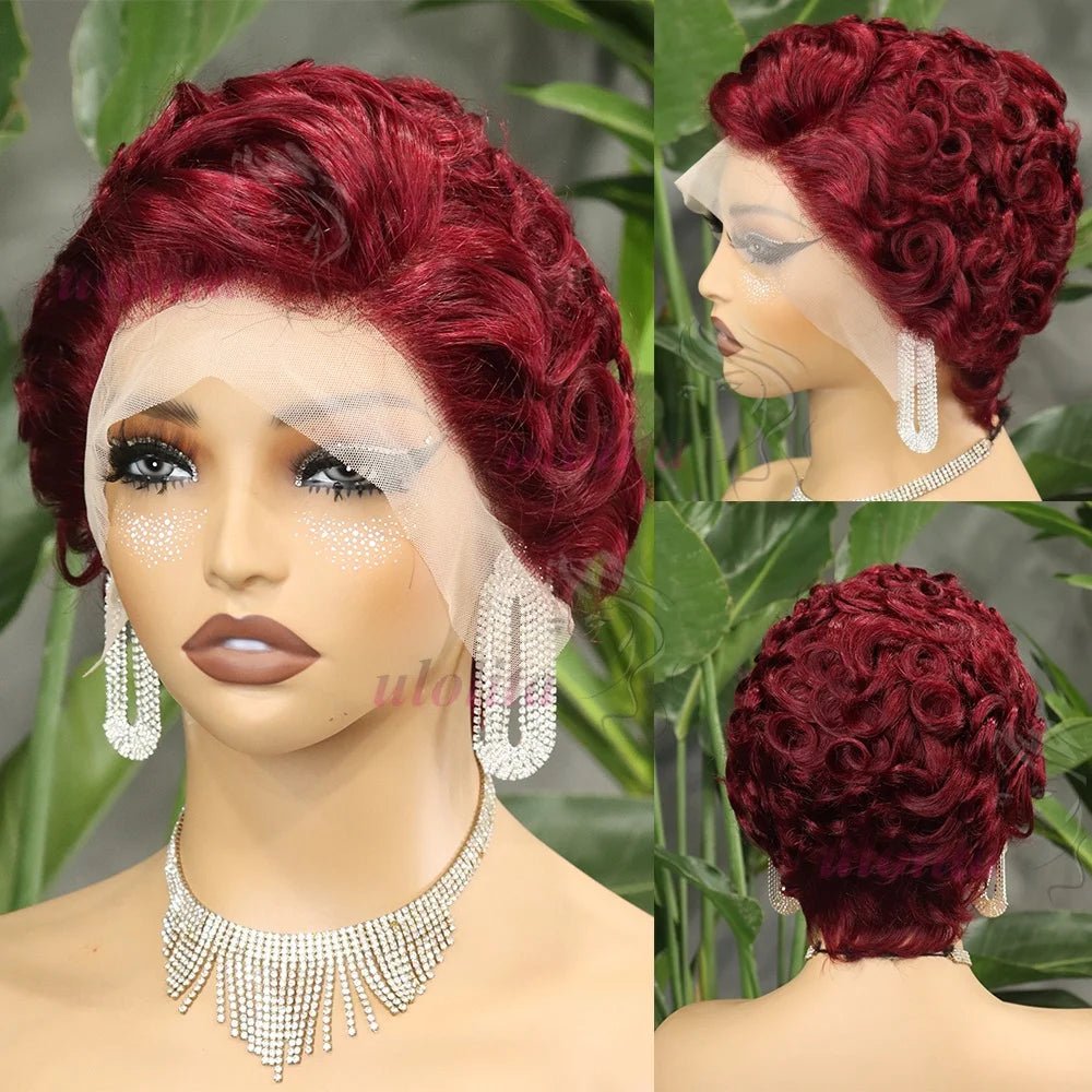Curly Pixie Bob Wig - SN Wigs & More
