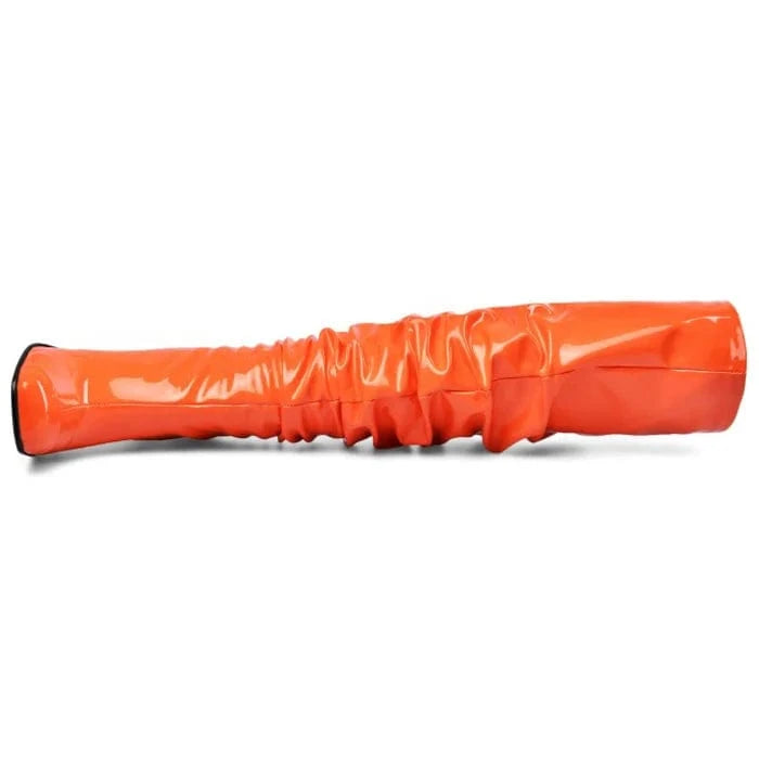 Custom Colors Women Over Knee High Boots High Chunky Heels Boots Ladies Long Shiny Patent Square toe Thigh High Boots Size 13