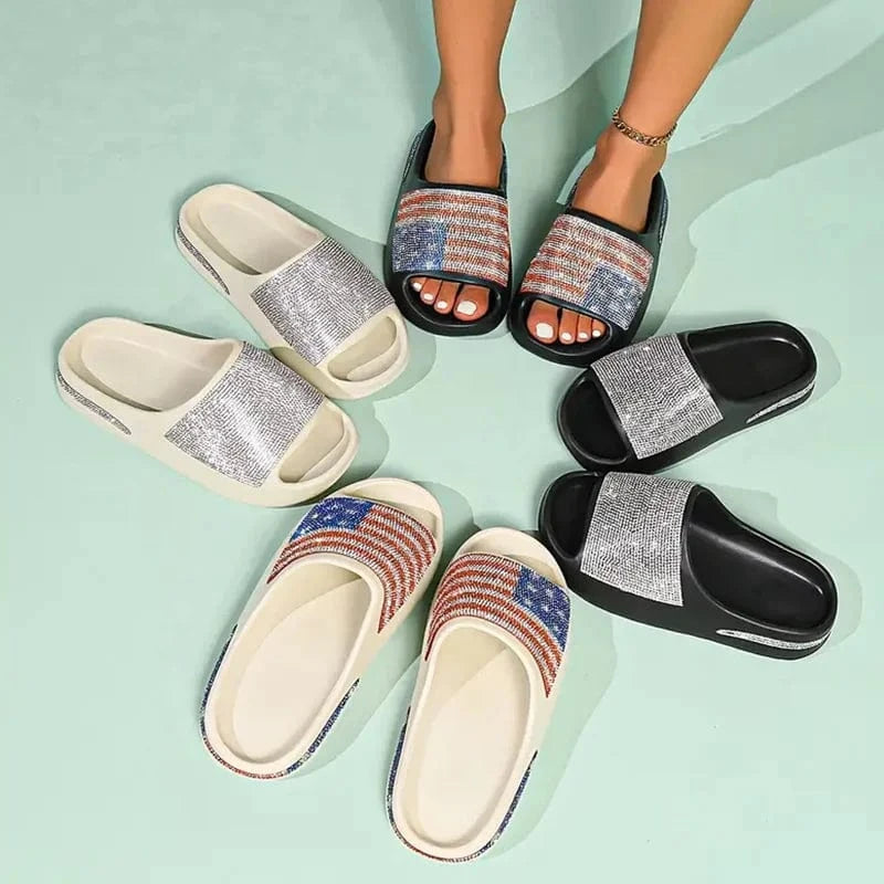 Custom designer Printed Slides Slippers Customized EVA soft embossed Beach men slippers for Men for Women