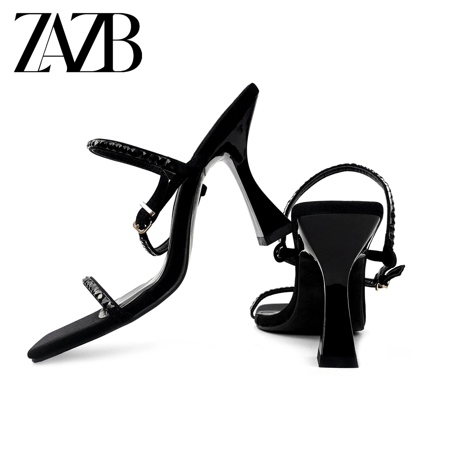 Custom designer shoes sandals for women and ladies high heels luxury slippers femmes summer fashion rhinestone famous brands