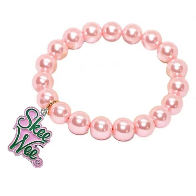 Custom Hand Made Sorority Skee wee Accessory Pearl Bracelets