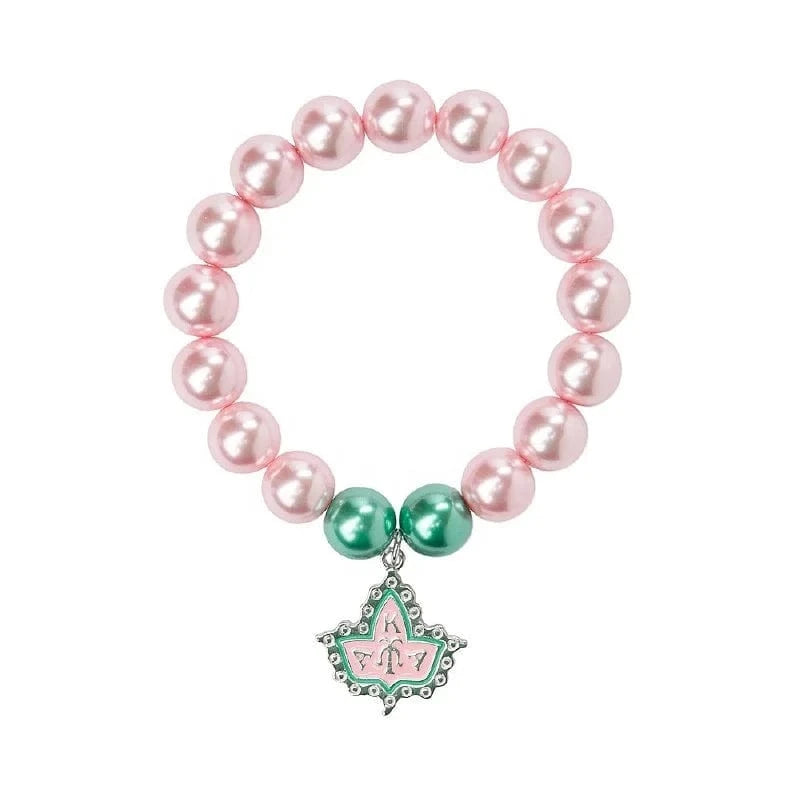 Custom Hand Made Sorority Skee wee Accessory Pearl Bracelets