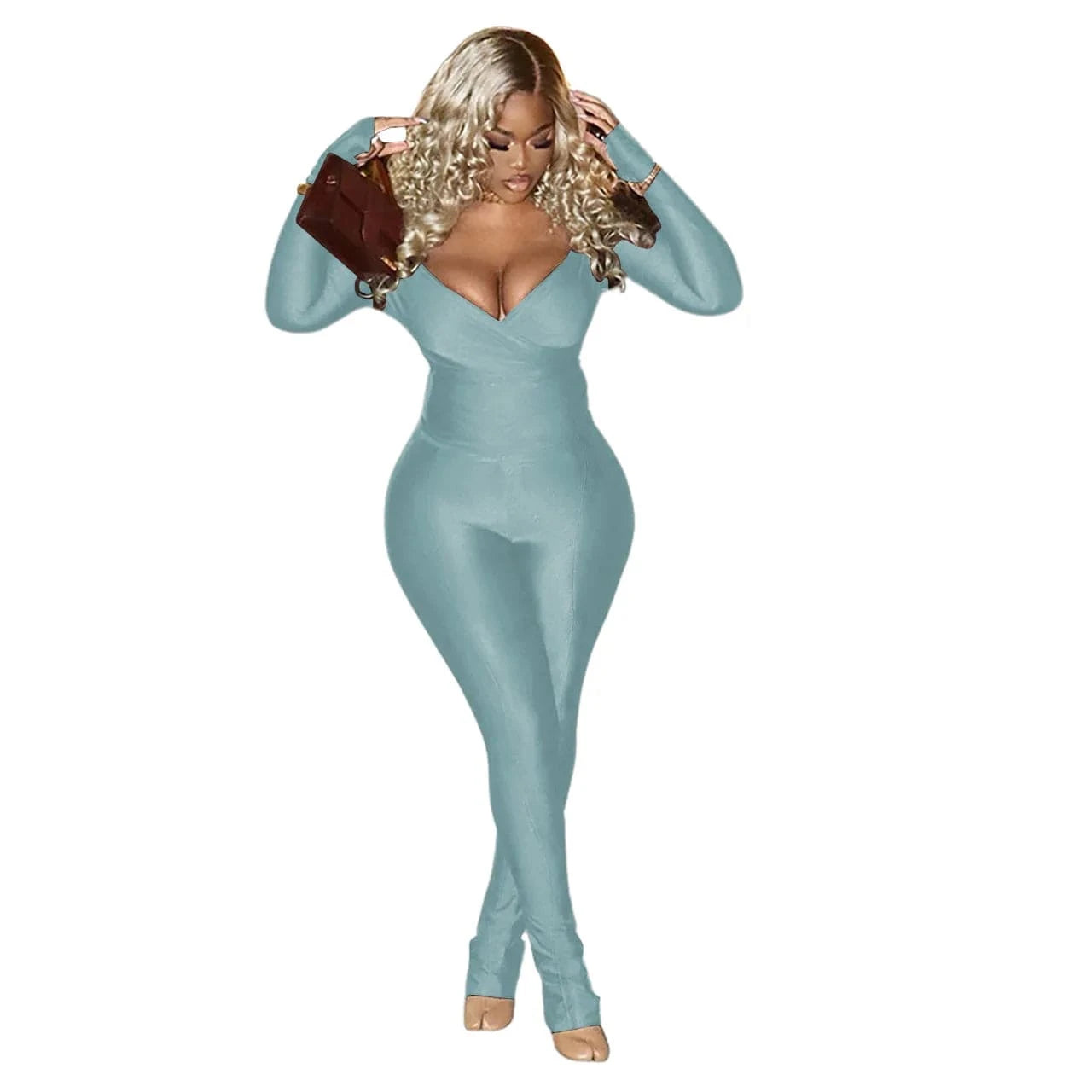 Custom logo Two Piece Pants Set Women Clothes 2024 Long Sleeve Bare shoulders crop top Ladies Casual Legging sport Set