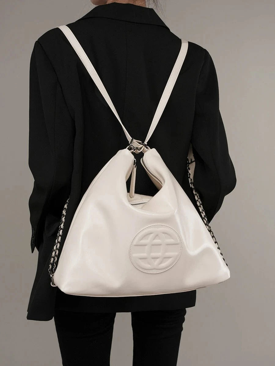 Custom Luxury Leather Fashion Ladies Zipper New Handbags 2024 Trending Women'S Backpacks Shoulder Tote Bags For Women