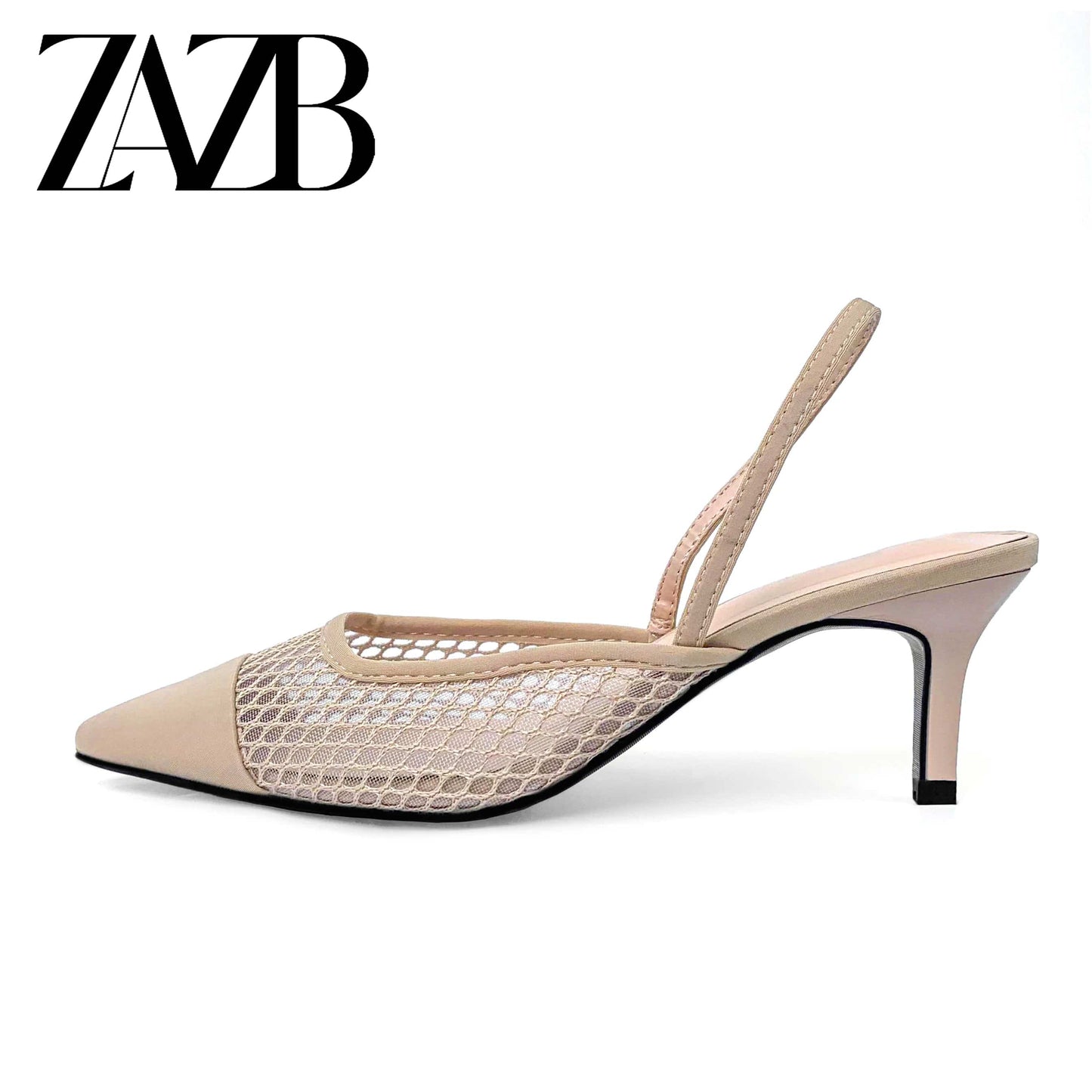 Custom  pointed head grid designer shoes summer  sandals  women and ladies high heels luxury  femmes fashion bridal shoes