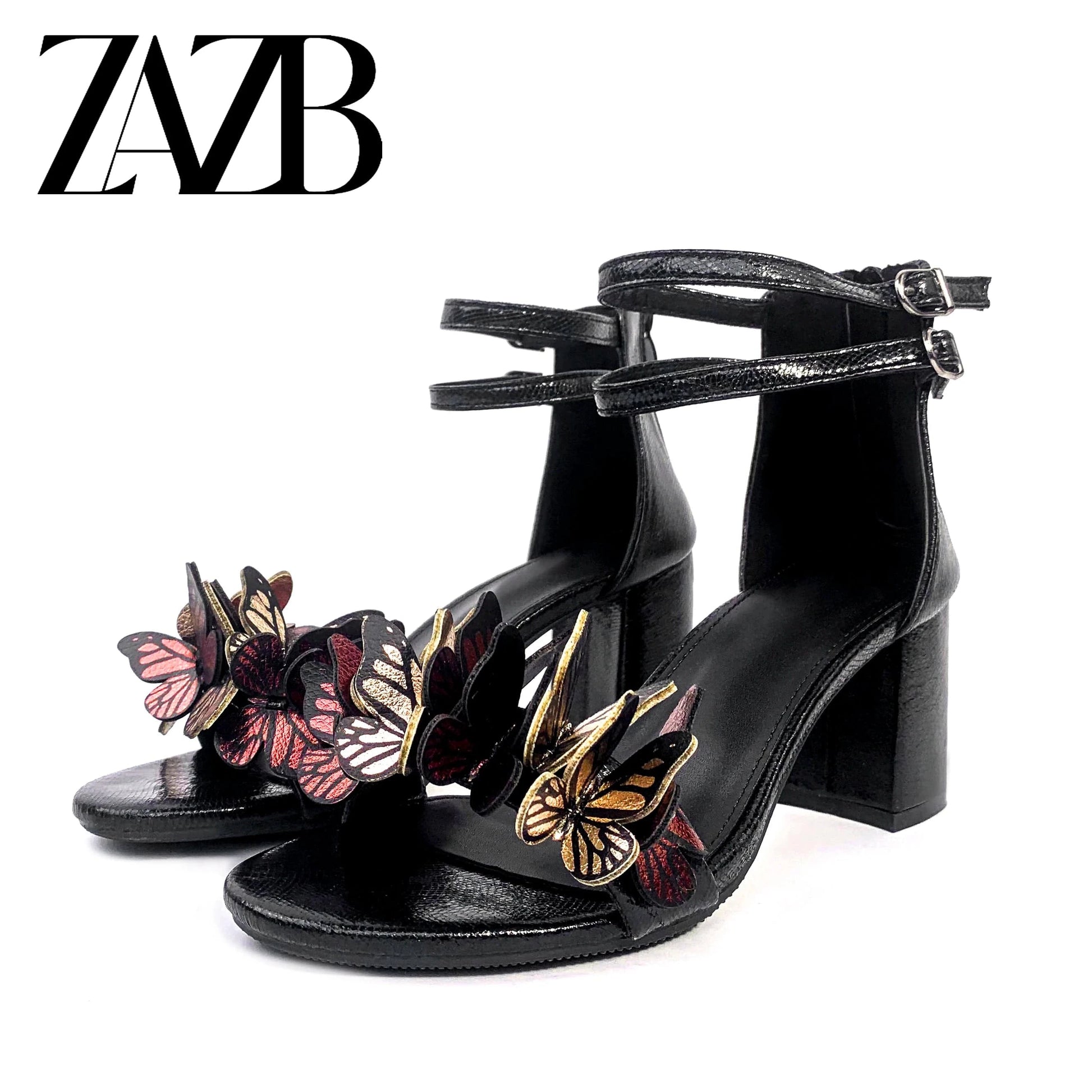 Custom round toe designer shoes Women's sandals High heels Luxury women's fashion high heels sandals