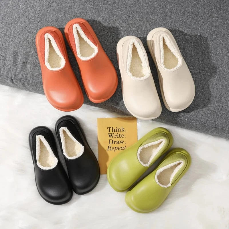 Custom Size 34-45 Slides Waterproof Platform Girl Women Men Fashion Fur Slippers Winter Fall Home Unisex Shoes Fluffy Sandals