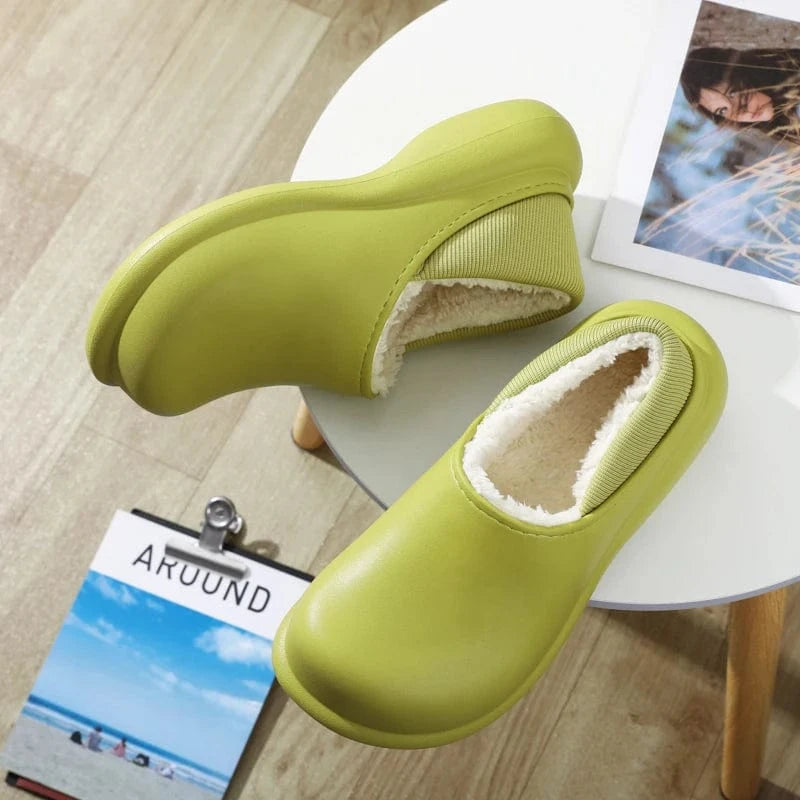 Custom Size 34-45 Slides Waterproof Platform Girl Women Men Fashion Fur Slippers Winter Fall Home Unisex Shoes Fluffy Sandals