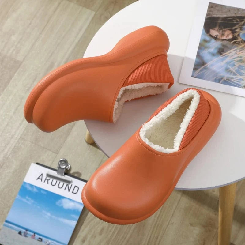 Custom Size 34-45 Slides Waterproof Platform Girl Women Men Fashion Fur Slippers Winter Fall Home Unisex Shoes Fluffy Sandals