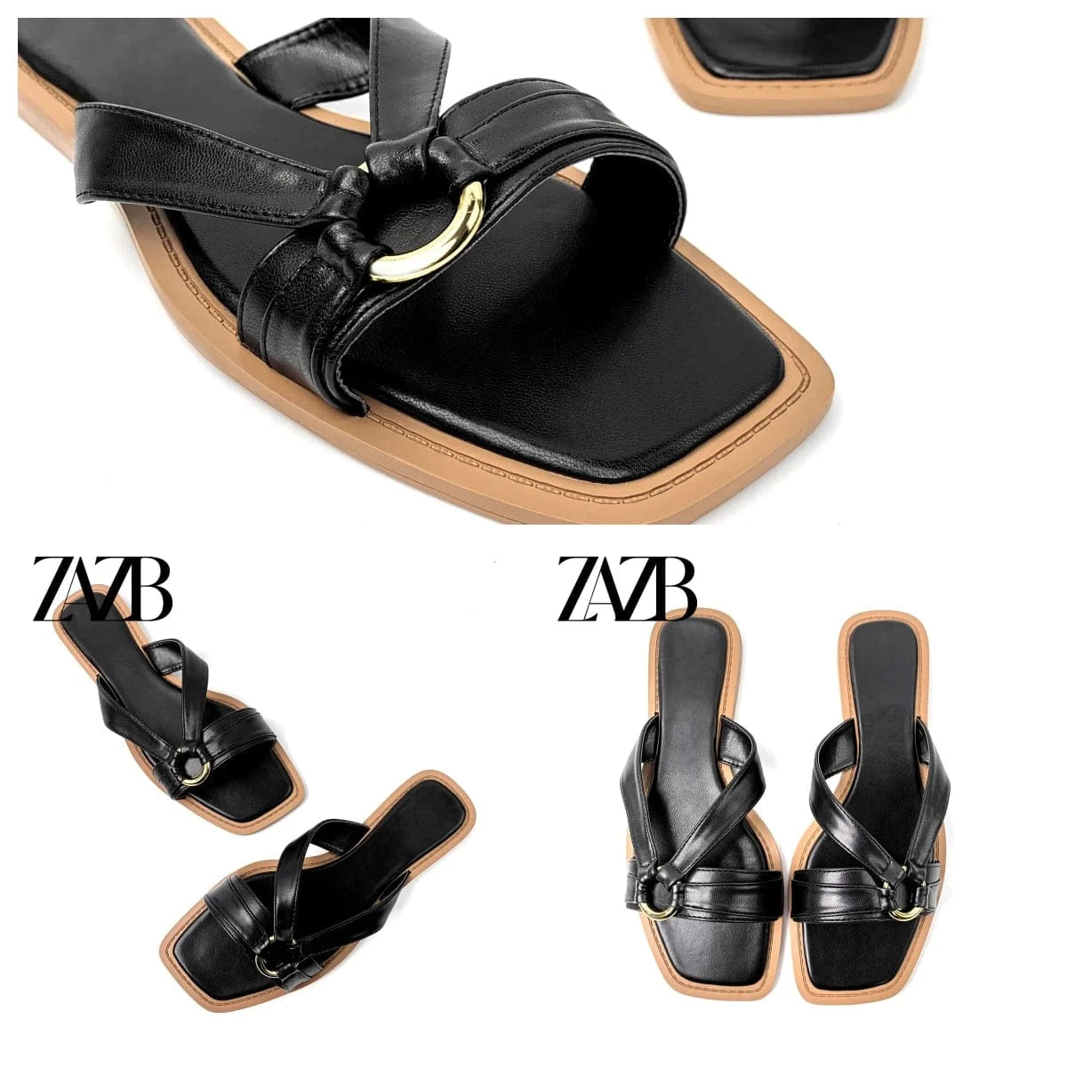 Custom solid color square designer shoes sandals for women and ladies slipper shoes luxury sandy beach  femmes fashion