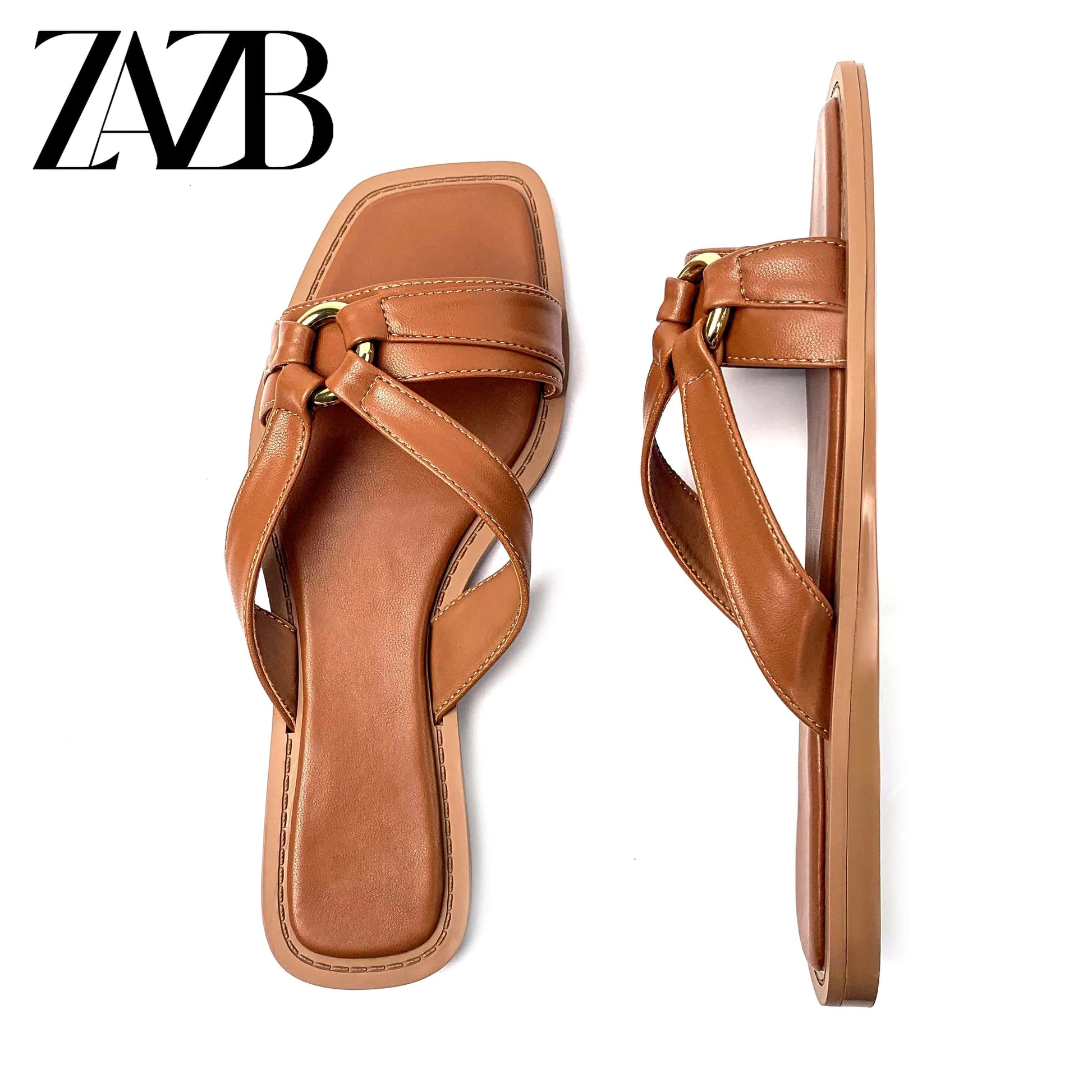 Custom solid color square designer shoes sandals for women and ladies slipper shoes luxury sandy beach  femmes fashion