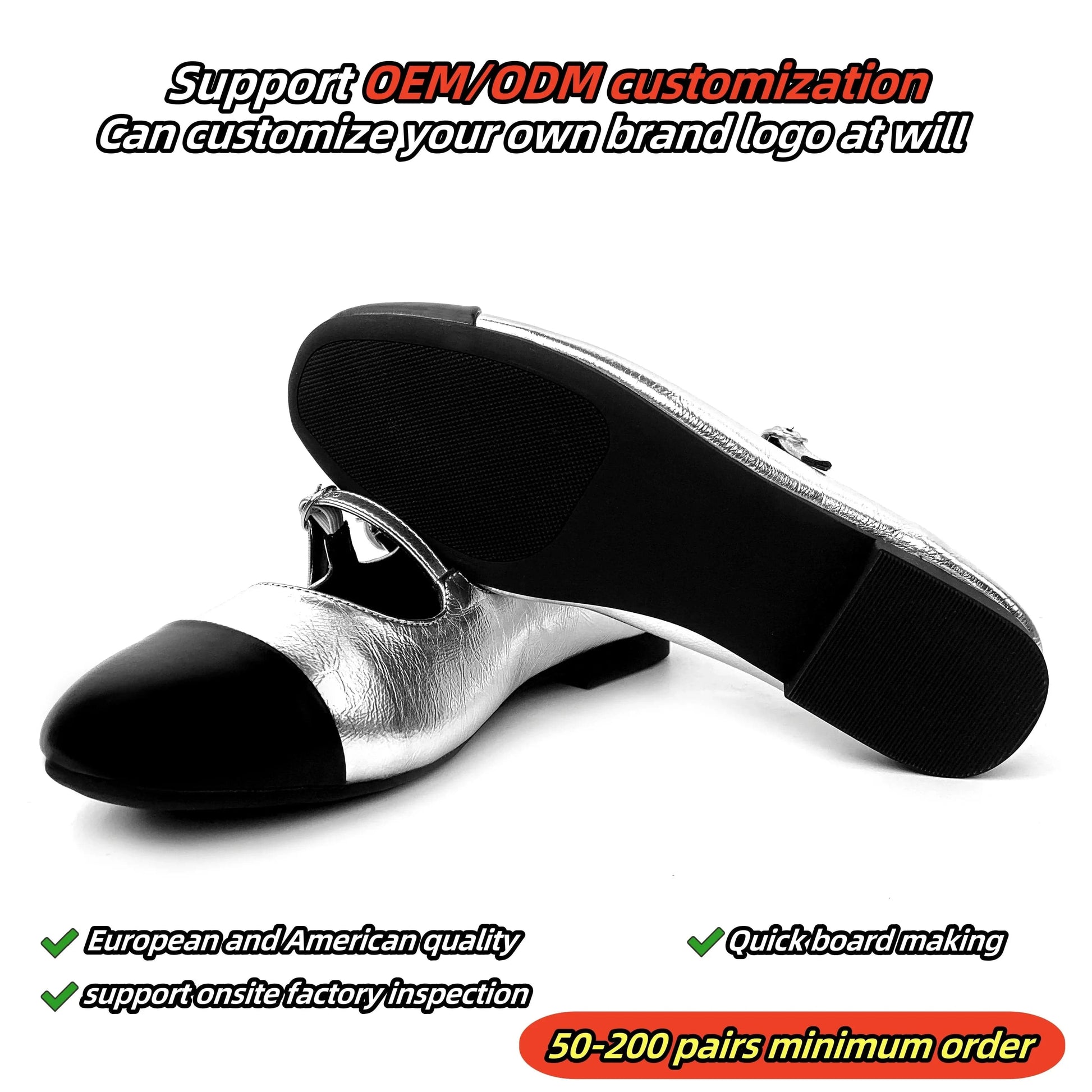 Custom square metal buckle   designer flat  shoes sandals for women and ladies high heels luxury  femmes fashion