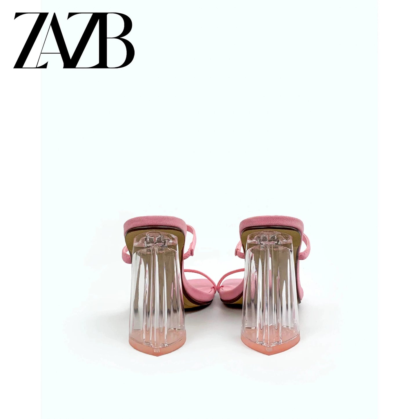 Custom transparent high heels sandals for women ladies shoes and sandals chaussures pour femmes slippers wedding for bride