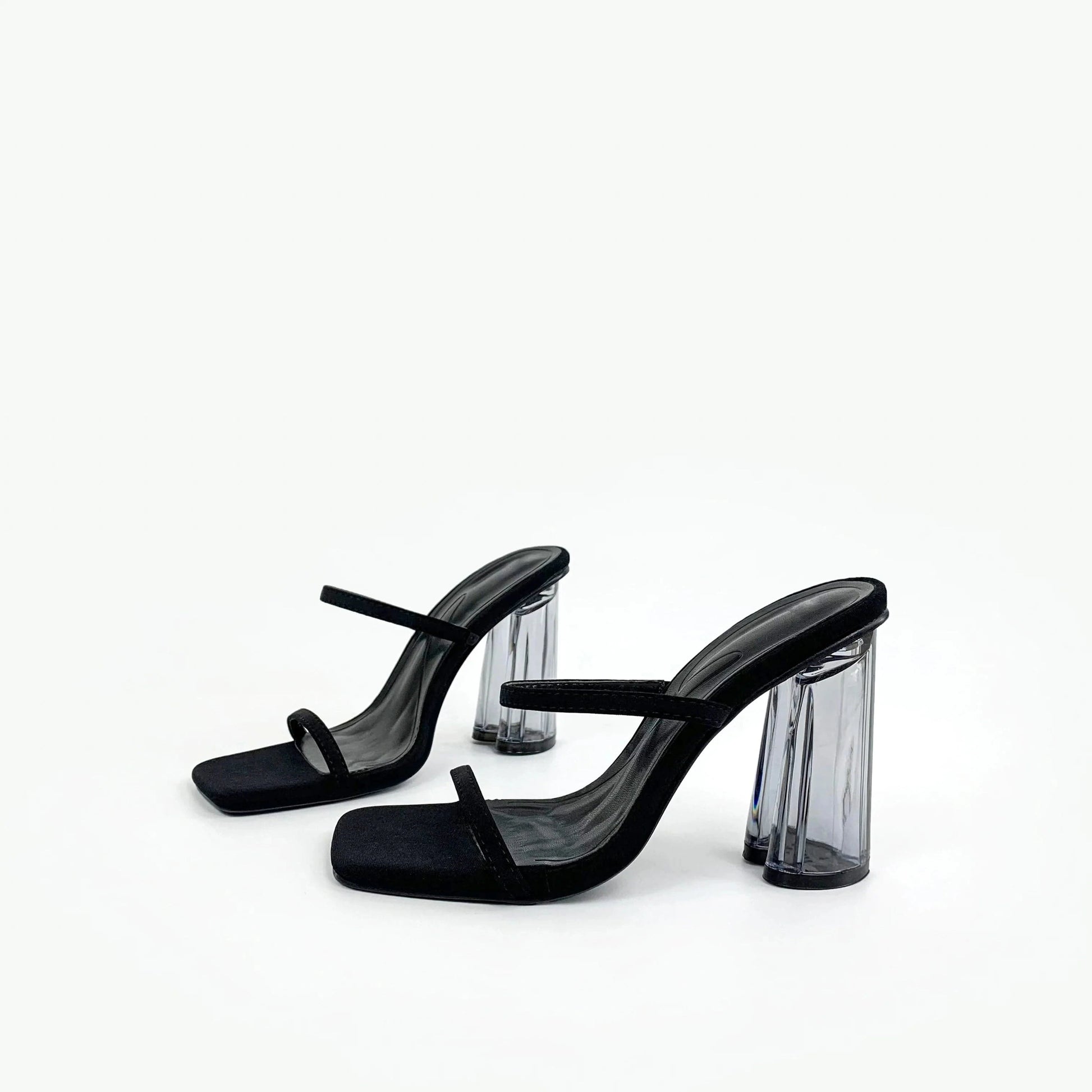 Custom transparent high heels sandals for women ladies shoes and sandals chaussures pour femmes slippers wedding for bride