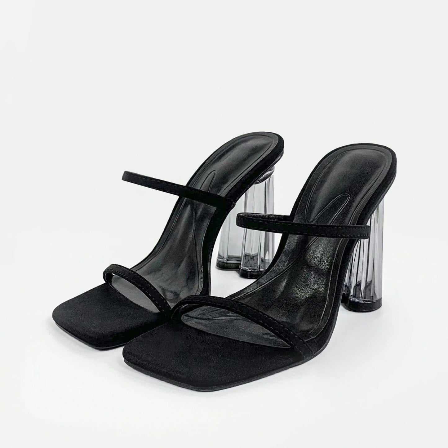 Custom transparent high heels sandals for women ladies shoes and sandals chaussures pour femmes slippers wedding for bride