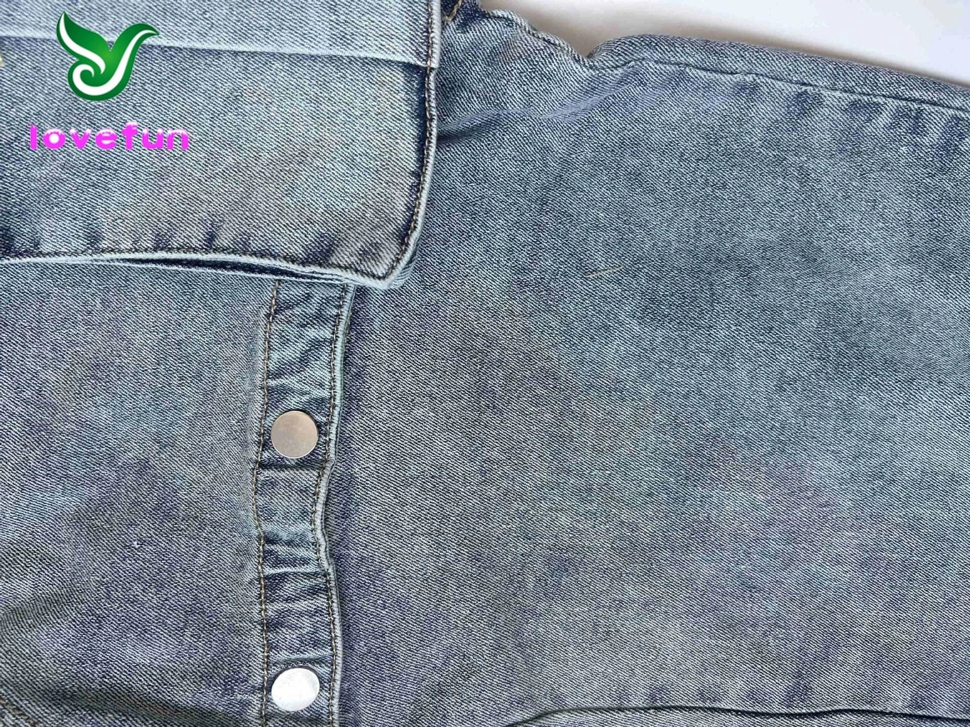 Custom Wholesale Removable Denim Pants Multi Pocket Shorts Trouser Legs Trendy Stretch Washed Jeans For Women