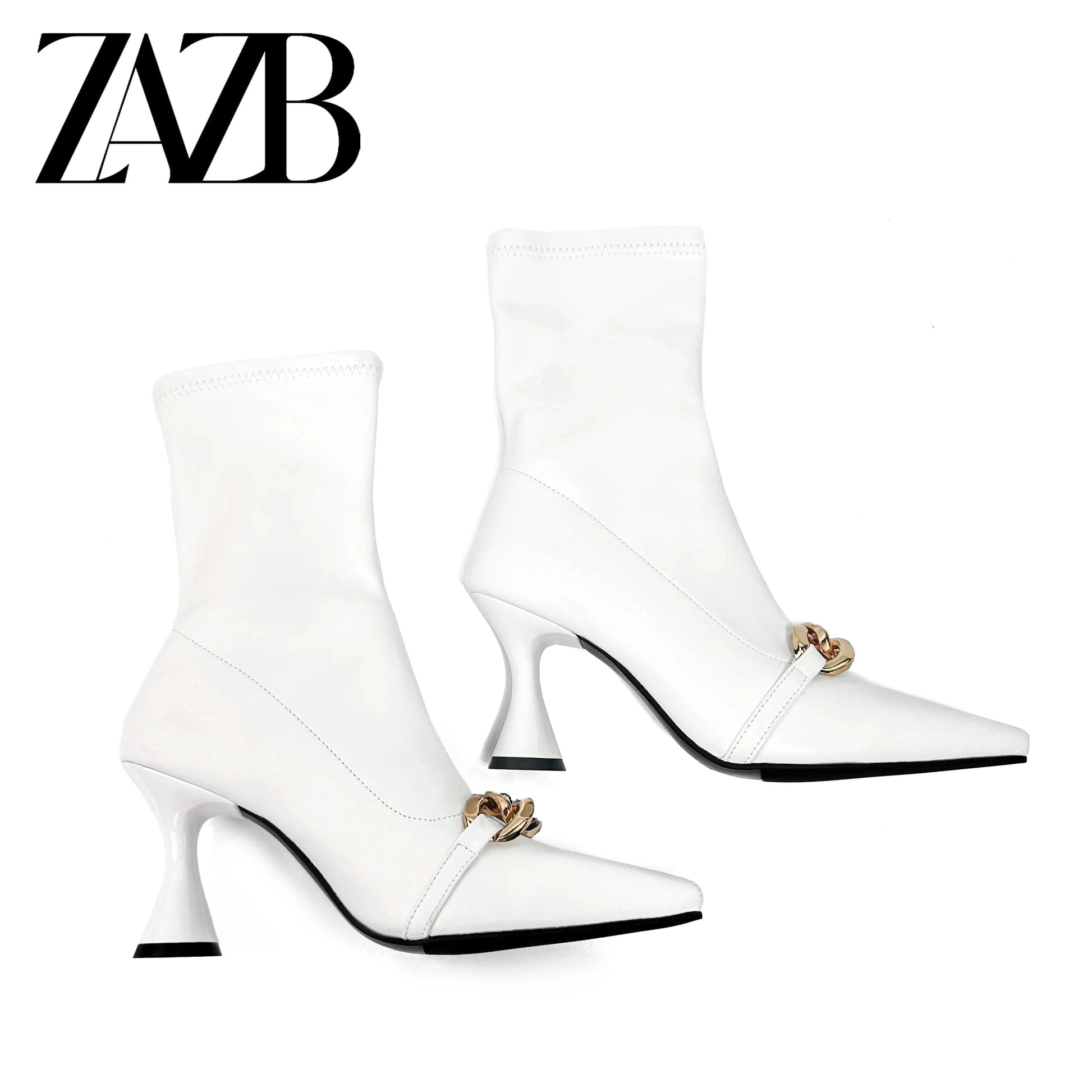 Custom women solid color Shoelace metal buckle designer shoes high heels  leather boots  women genuine leather leathers luxury