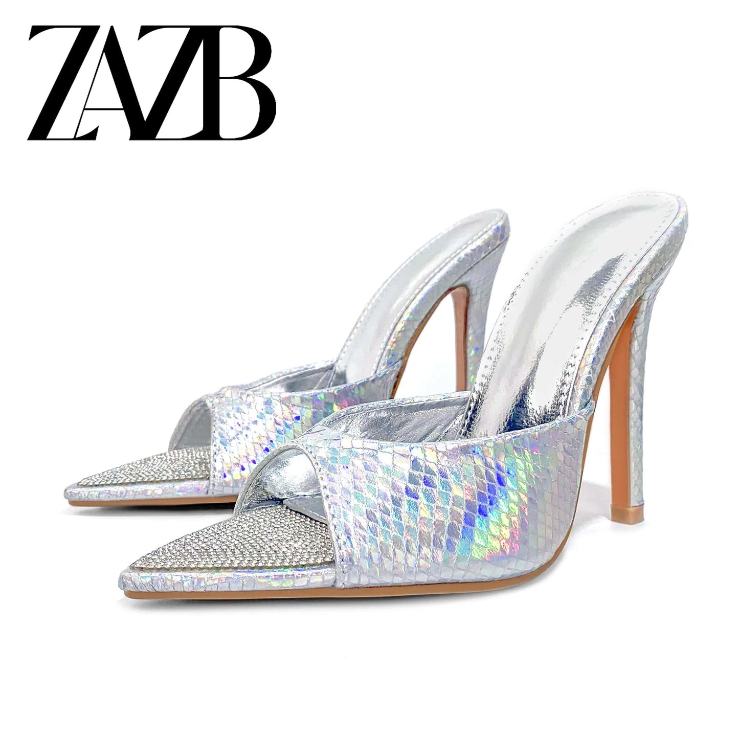 Customized designer shoes Pointed slippers Women and women's high heel slippers Luxury women's fashion