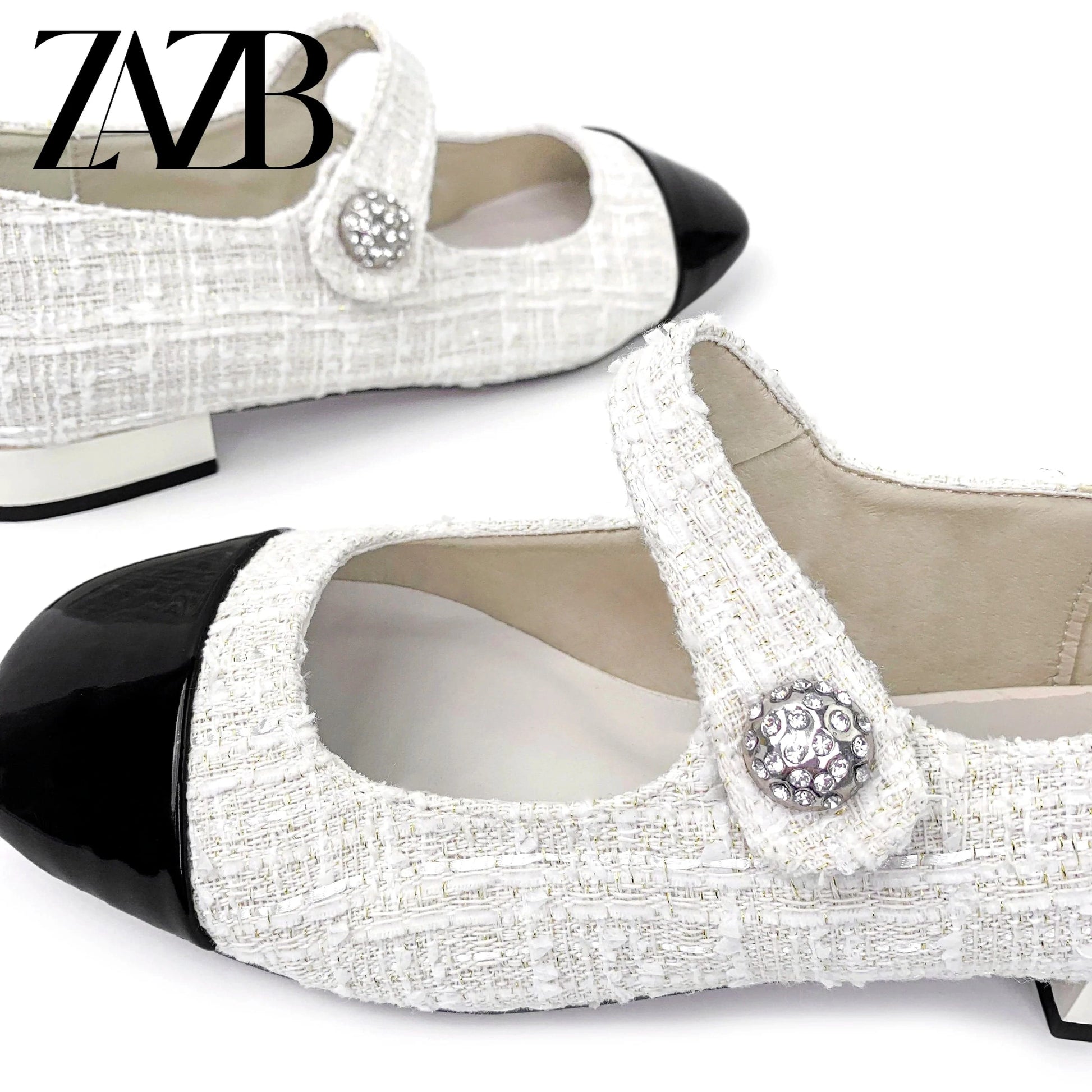 Customized fine button designer women's shoes sandals women's luxury women's fashionable exquisite flat shoes