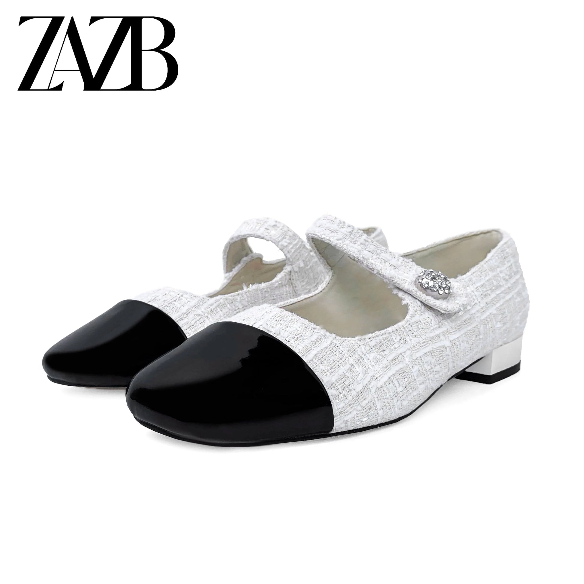 Customized fine button designer women's shoes sandals women's luxury women's fashionable exquisite flat shoes