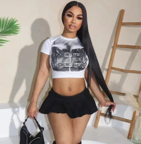 CUTENOVA 24SK013102 Fashion Cute 2024 Y2K  Ladies Club Sexy  Mini Skirt Women's Girls Skirts Skirts For Women