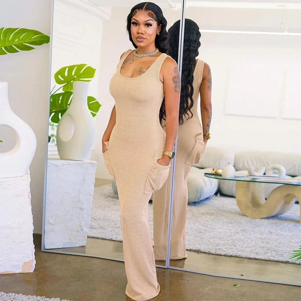 CUTENOVA MY23DS1213 2024 Casual Knit Sleeveless Sexy  Slim Fit  Hip  Long Dresses Women Bodycon Dress