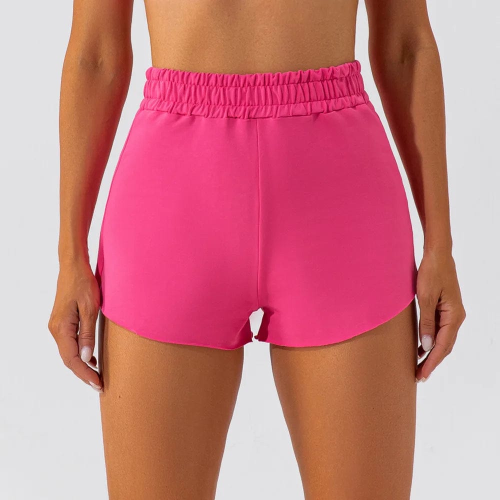 DAMOCHIC Ready to Ship loose yoga shorts women versatile active shorts quick-drying sports bottom dance activewear manufacture