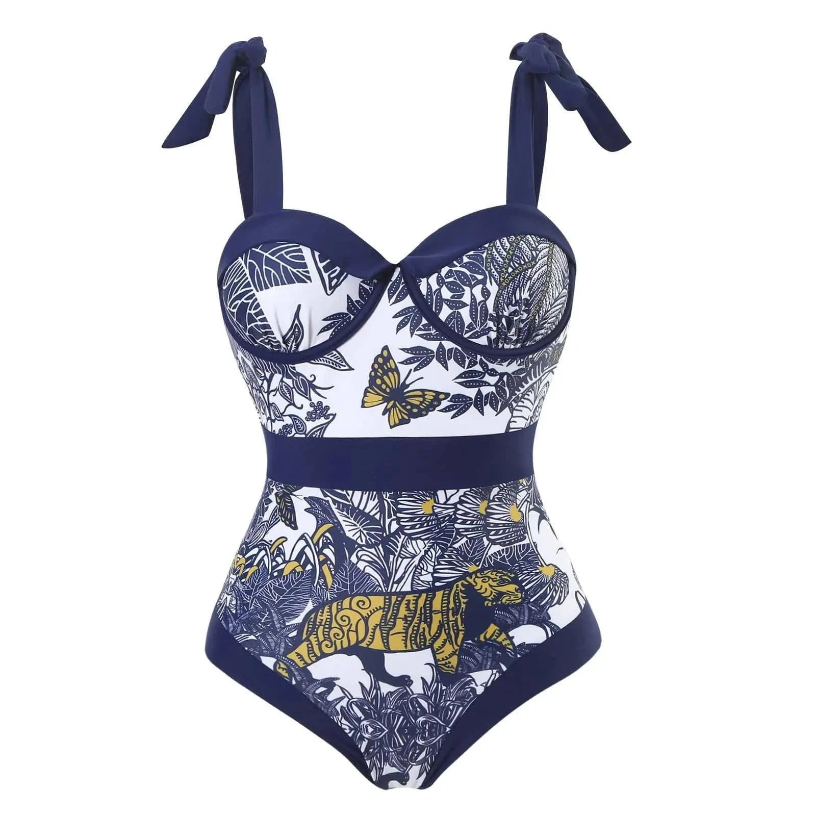 DAMOCHIC Sexy One Piece Bathing Suits for Women Printed Swimsuit with Sarong Wrap Skirt Beach Cover Swimwear Beachwear 2023