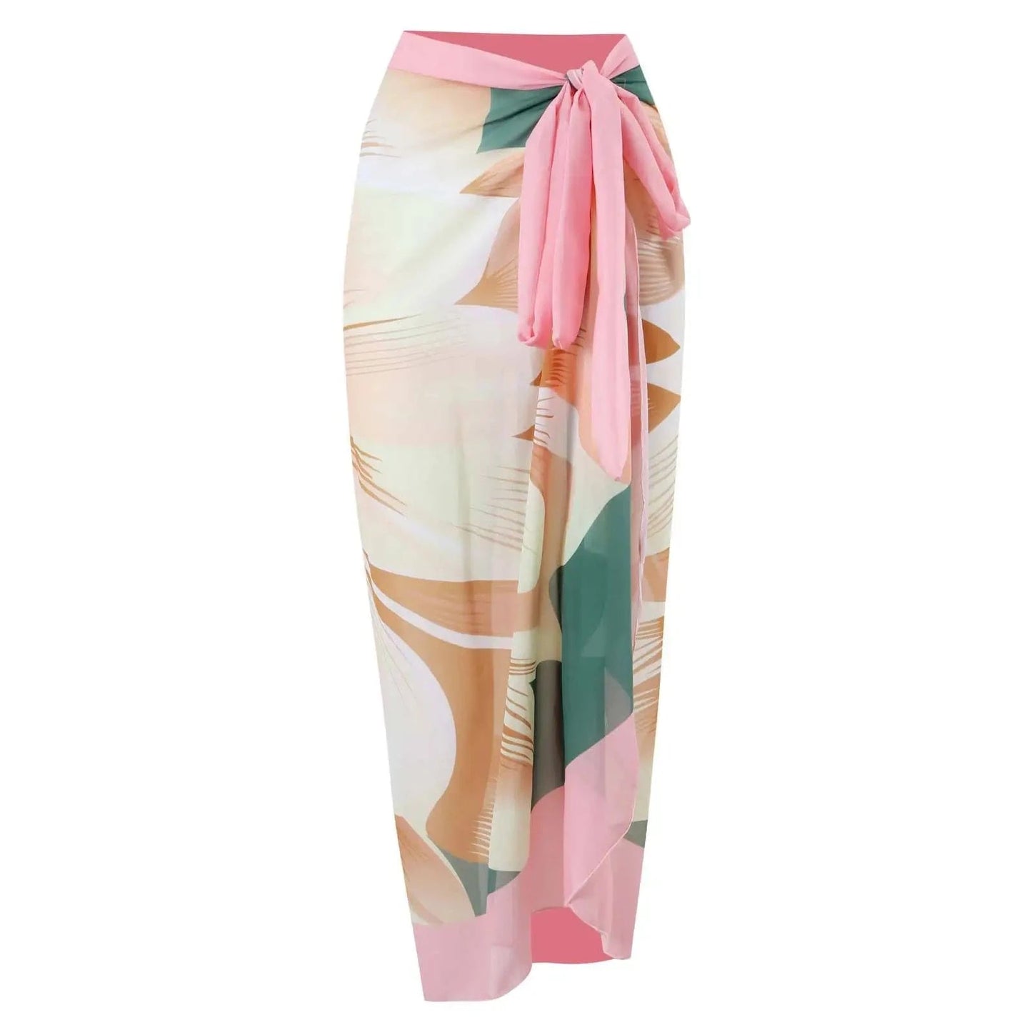 DAMOCHIC Sexy V Neck 1 Piece Bathing Suits Cover Set Print Two Piece Tummy Control Vintage Swimsuit with Sarong Cover Up 2023