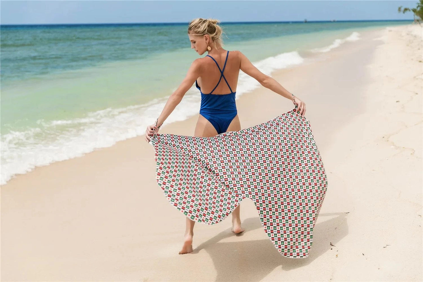 DAMOCHIC Swimwear Manufacturer Cover Ups Printed Bathing Suit Wrap Beach Dress Women Bikini Beachwear Cover Ups 2023 Supplier