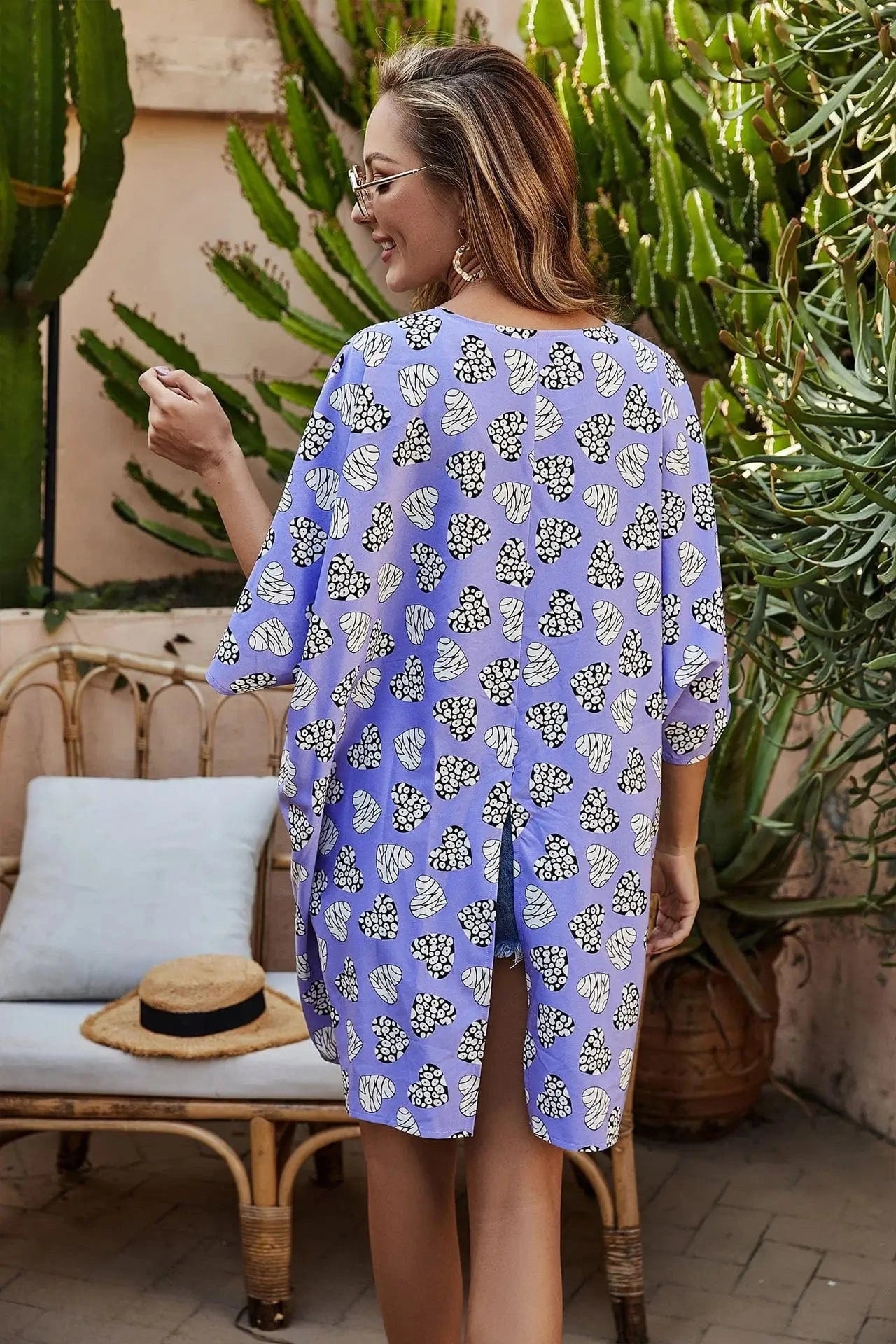 DAMOCHIC wholesale cover up Swimsuit Summer half sleeve Bikini cover up one size Sexy Beachwear cover up kaftan kimono 2023