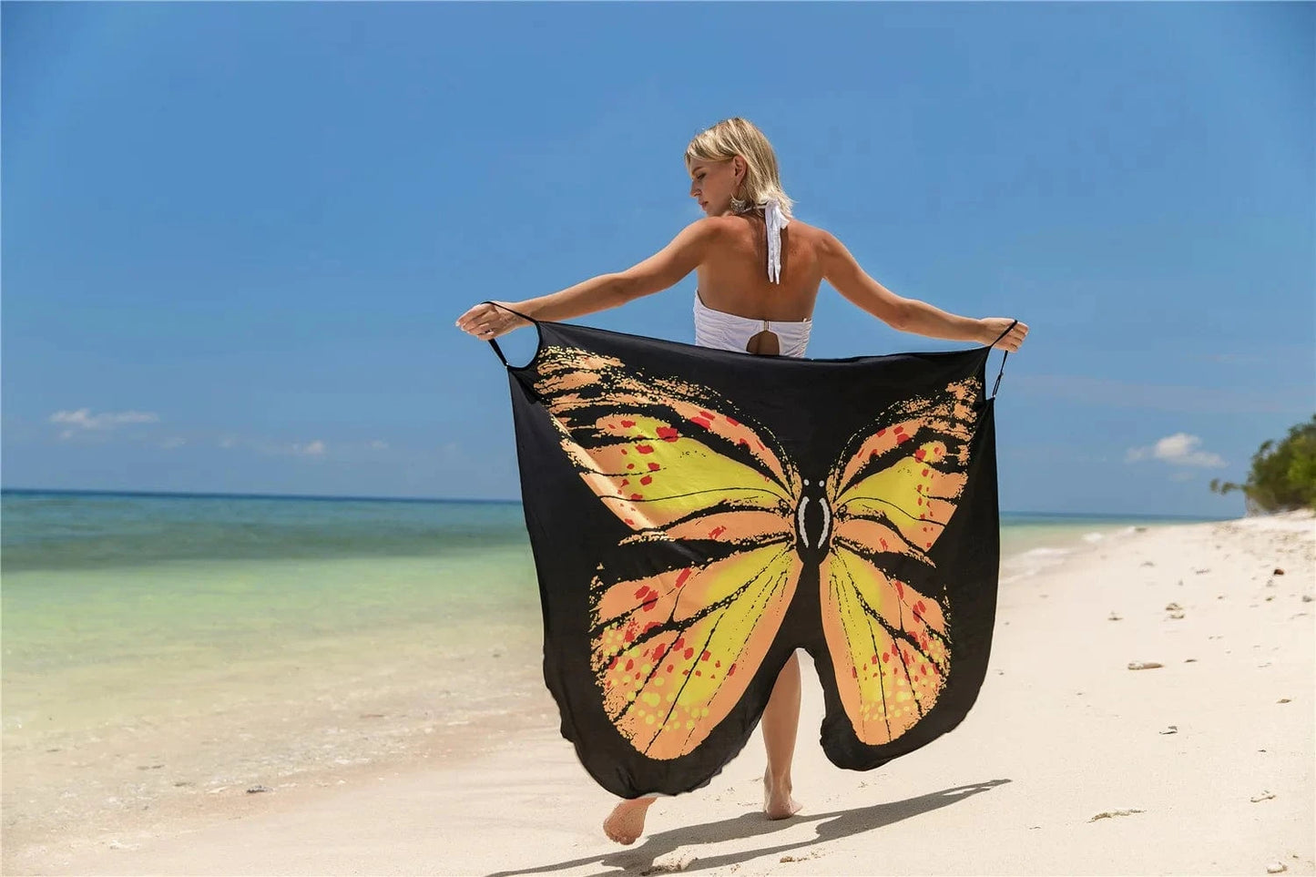 DAMOCHIC Wholesale Swimsuit Cover Up for Women Summer Printing Beach Dress Wrap Skirt Bathing Suit Bikini Beach Cover Up 2023