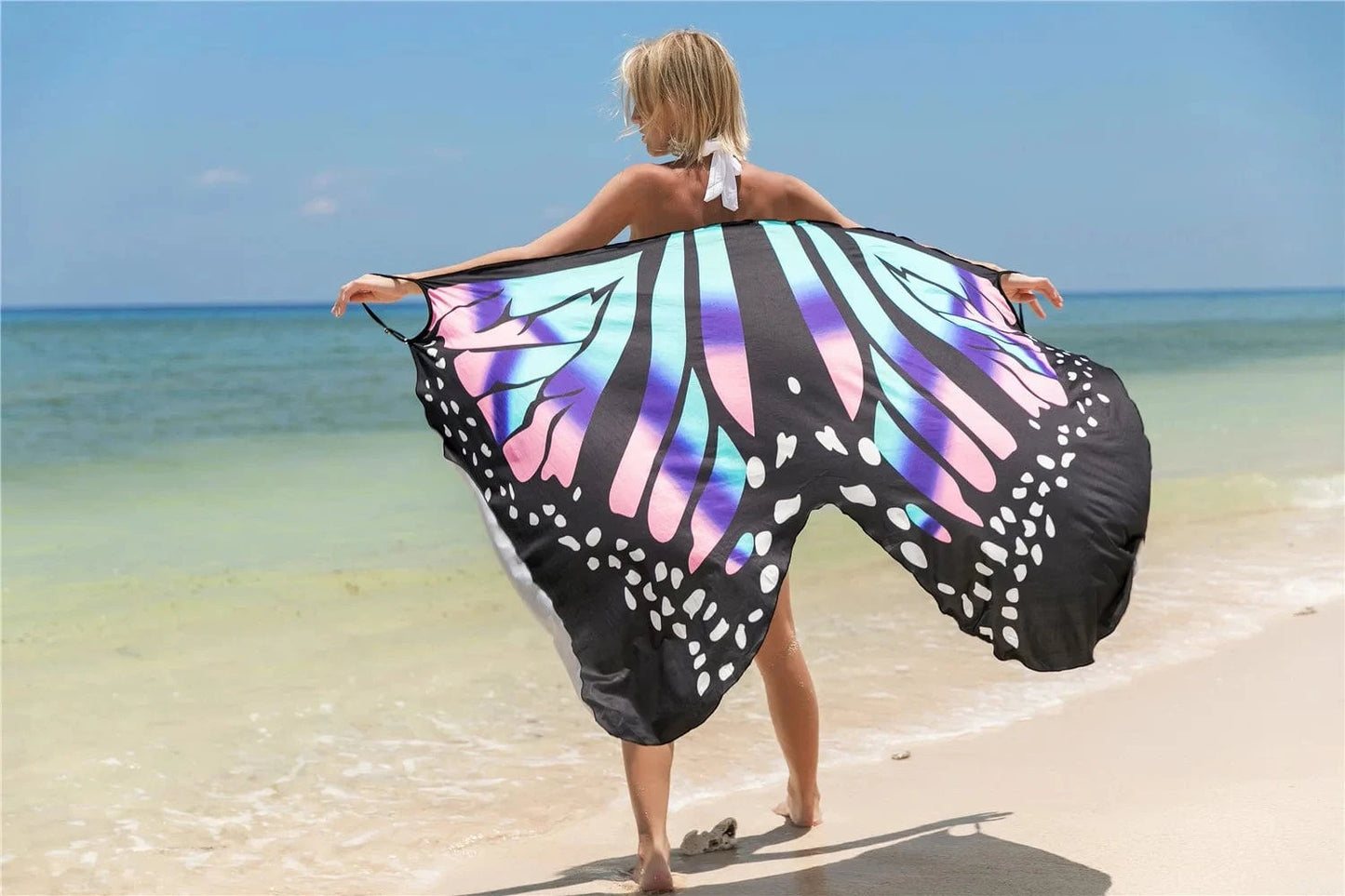 DAMOCHIC Wholesale Swimsuit Cover Up for Women Summer Printing Beach Dress Wrap Skirt Bathing Suit Bikini Beach Cover Up 2023
