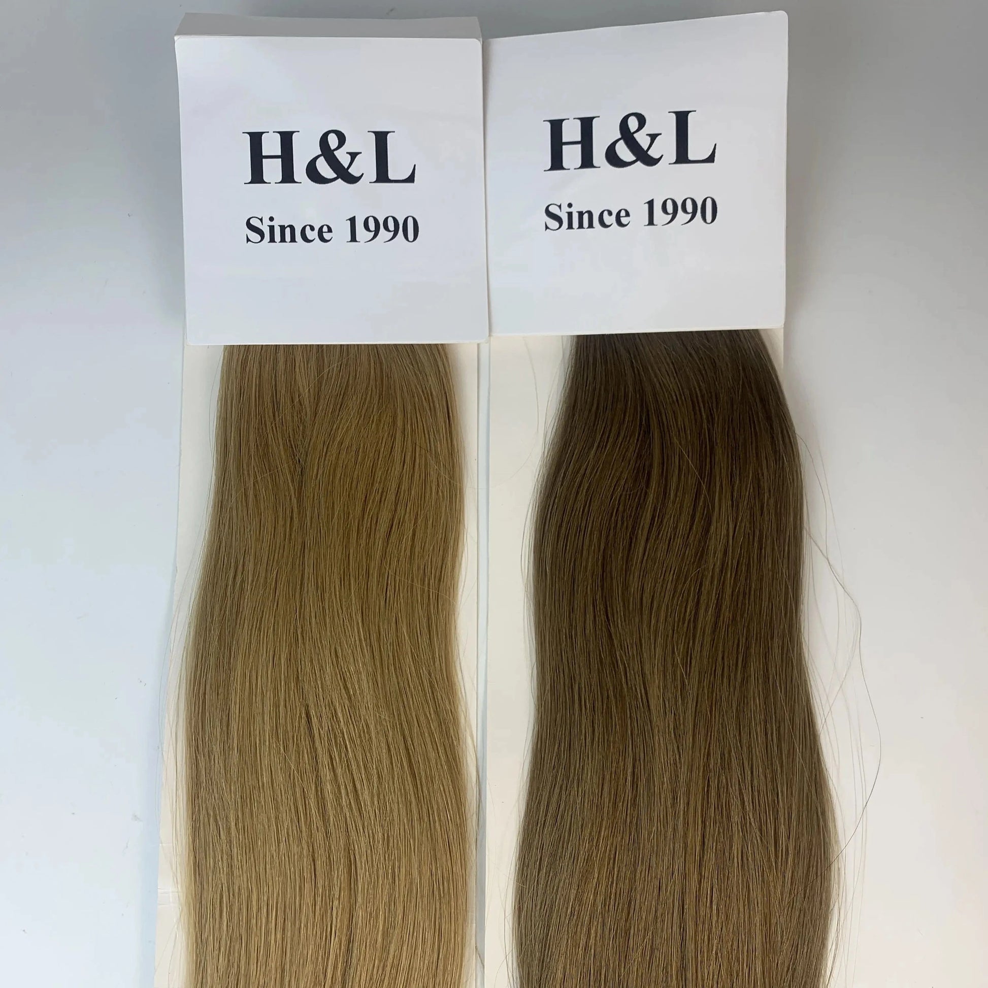 DARK BLONDE / 20 Inches H&L Since 1990 FACTORY SUPPLIED TOP QUALITY HUMAN HAIR FALSE HAIR