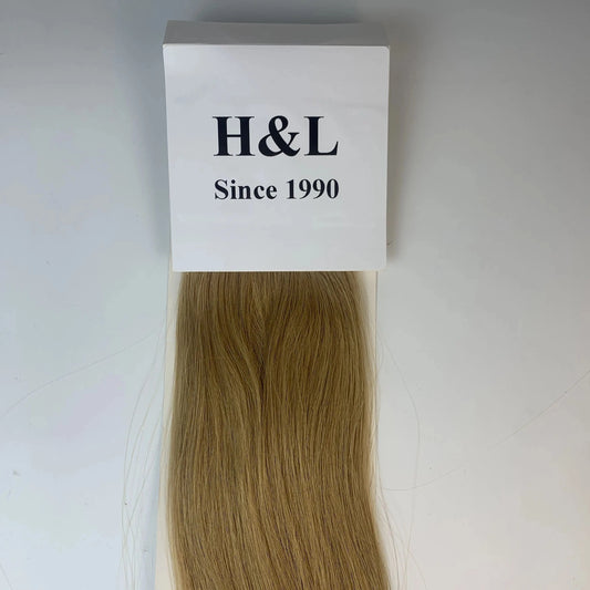 DARK BLONDE / 20 Inches H&L Since 1990 FACTORY SUPPLIED TOP QUALITY HUMAN HAIR FALSE HAIR