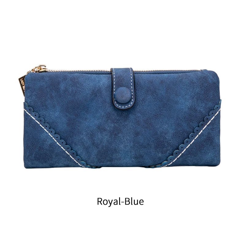Dark Blue MIYIN 2024 hot selling women wallet Long Retro ladies purse Multifunction wallet card holder cartera women's wallets